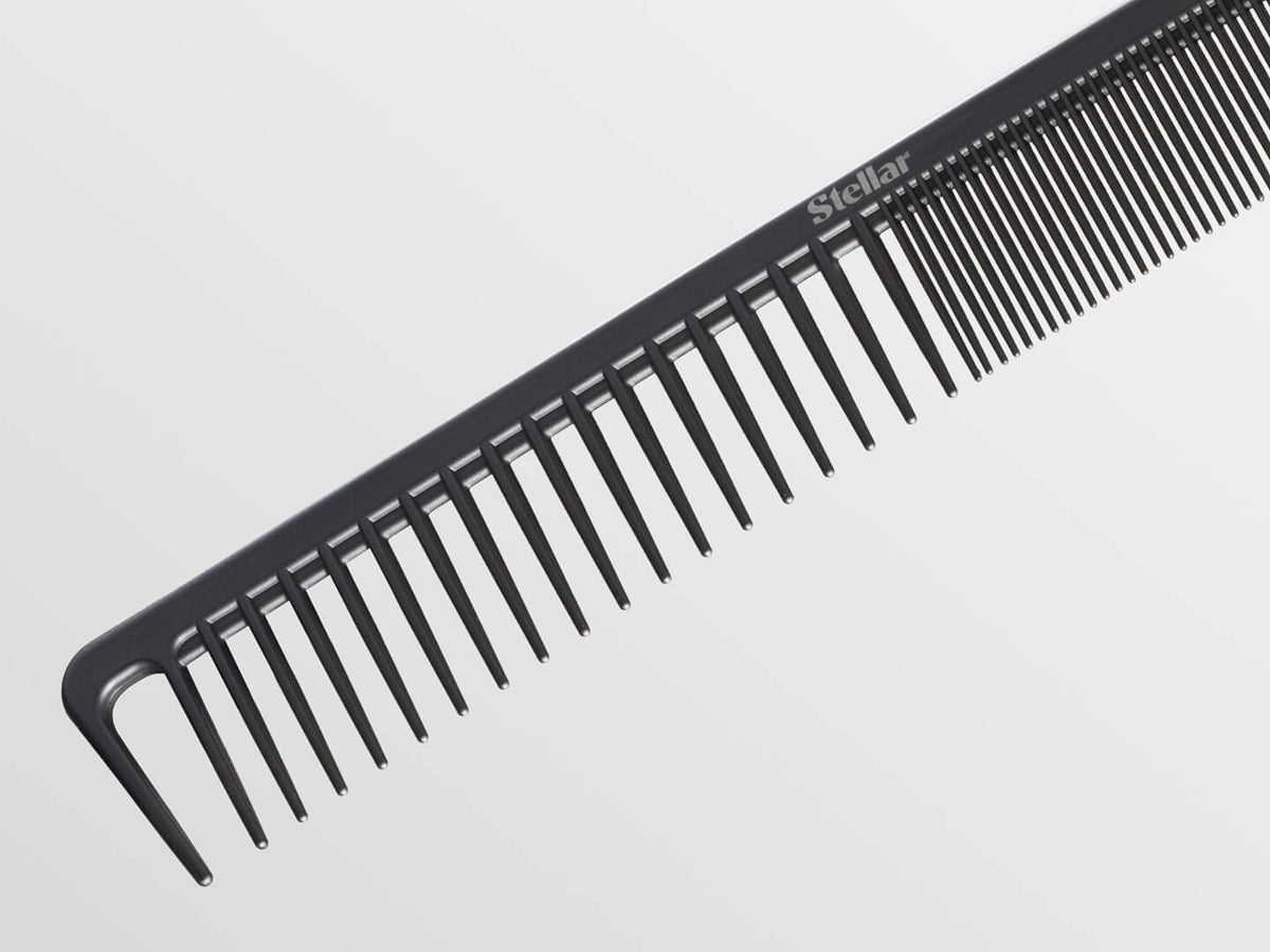 Stellar Carbon Cutting Comb tooth detail